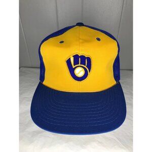 Vintage Milwaukee Brewers Sports Specialties MLB Trucker Mesh hat cap